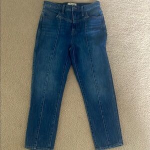 Madewell size 27 Blue Cropped Ankle Jeans with Slim Fit